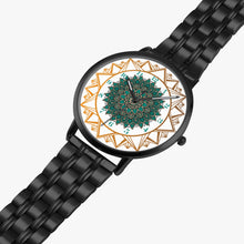 Load image into Gallery viewer, Emerald Gold Steel Strap Quartz Watch