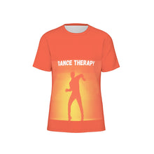 Load image into Gallery viewer, DANCE THERAPY SUNBURST ORANGE Men's O-Neck T-Shirt | 190GSM Cotton