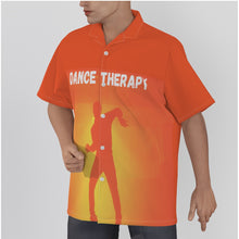 Load image into Gallery viewer, DANCE THERAPY SUN BURST Men's Hawaiian Shirt With Button Closure