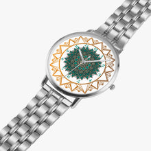 Load image into Gallery viewer, Emerald Gold Steel Strap Quartz Watch