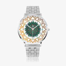 Load image into Gallery viewer, Emerald Gold Steel Strap Quartz Watch