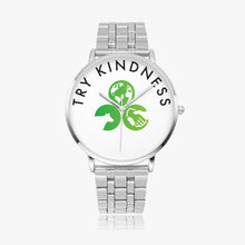 Load image into Gallery viewer, Try Kindness Instafamous Steel Strap Quartz watch