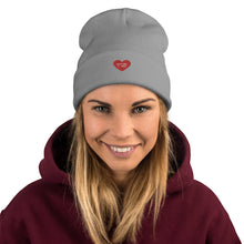 Load image into Gallery viewer, Nature Lover Heart Embroidered Beanie