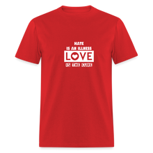 Load image into Gallery viewer, LOVE IS THE CURE Unisex Classic T-Shirt - red
