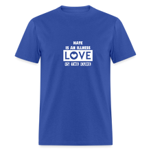 Load image into Gallery viewer, LOVE IS THE CURE Unisex Classic T-Shirt - royal blue