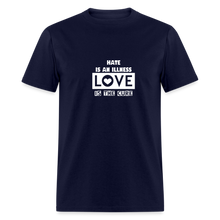 Load image into Gallery viewer, LOVE IS THE CURE Unisex Classic T-Shirt - navy