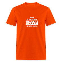 Load image into Gallery viewer, LOVE IS THE CURE Unisex Classic T-Shirt - orange