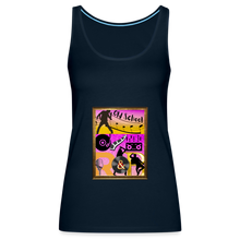 Load image into Gallery viewer, OLD SCHOOL R & B Women’s Premium Tank Top - deep navy