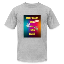 Load image into Gallery viewer, MAKE PEACE Unisex Jersey T-Shirt - heather gray