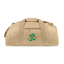 Load image into Gallery viewer, Om Recycled Duffel Bag - beige
