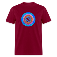 Load image into Gallery viewer, Om Unique T Shirt - burgundy