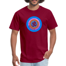 Load image into Gallery viewer, Om Unique T Shirt - burgundy