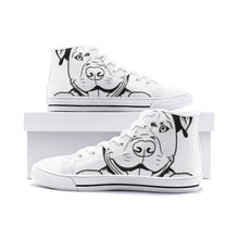 Load image into Gallery viewer, Pitbull Dog Unisex High Top Canvas Shoes
