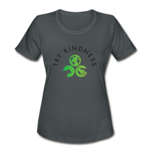Load image into Gallery viewer, Women's Moisture Wicking Performance T-Shirt - charcoal