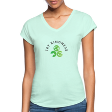 Load image into Gallery viewer, Women's Tri-Blend V-Neck T-Shirt - mint