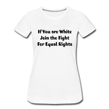Load image into Gallery viewer, I am an Ally Women’s Premium T-Shirt - white