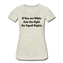Load image into Gallery viewer, I am an Ally Women’s Premium T-Shirt - heather oatmeal