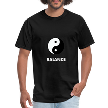 Load image into Gallery viewer, Yin Yang Black Balance T-Shirt - black
