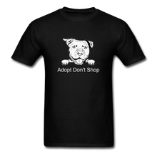 Load image into Gallery viewer, Adopt Dont Shop Pitty Classic T-Shirt - black