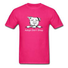 Load image into Gallery viewer, Adopt Dont Shop Pitty Classic T-Shirt - fuchsia
