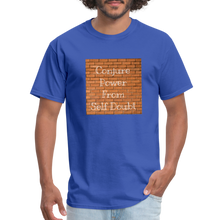 Load image into Gallery viewer, Conjure Power From Self Doubt T-Shirt - royal blue