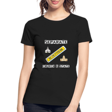 Load image into Gallery viewer, Separate Church and State Women’s Premium Organic T-Shirt - black
