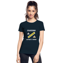 Load image into Gallery viewer, Separate Church and State Women’s Premium Organic T-Shirt - deep navy