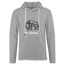 Load image into Gallery viewer, Mandala Elephant Unisex Lightweight Terry Hoodie - heather gray