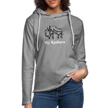 Load image into Gallery viewer, Mandala Elephant Unisex Lightweight Terry Hoodie - heather gray