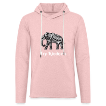 Load image into Gallery viewer, Mandala Elephant Unisex Lightweight Terry Hoodie - cream heather pink