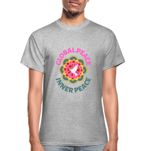 Load image into Gallery viewer, GLOBAL INNER PEACE Ultra Cotton Adult T-Shirt - heather gray