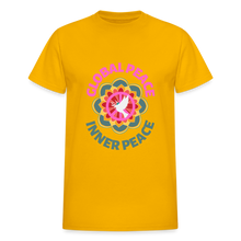 Load image into Gallery viewer, GLOBAL INNER PEACE Ultra Cotton Adult T-Shirt - gold