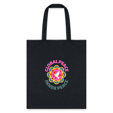 Load image into Gallery viewer, Global Inner Peace Tote Bag - black