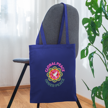Load image into Gallery viewer, Global Inner Peace Tote Bag - royal blue