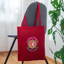 Load image into Gallery viewer, Global Inner Peace Tote Bag - red