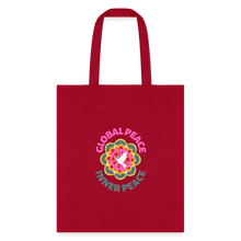 Load image into Gallery viewer, Global Inner Peace Tote Bag - red