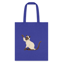 Load image into Gallery viewer, COOL CAT Tote Bag - royal blue