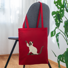 Load image into Gallery viewer, COOL CAT Tote Bag - red