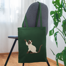 Load image into Gallery viewer, COOL CAT Tote Bag - forest green