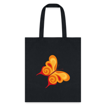 Load image into Gallery viewer, BUTTERFLY Tote Bag - black