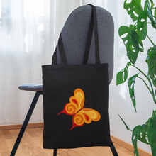 Load image into Gallery viewer, BUTTERFLY Tote Bag - black