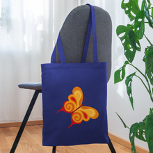 Load image into Gallery viewer, BUTTERFLY Tote Bag - royal blue