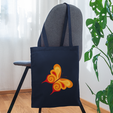 Load image into Gallery viewer, BUTTERFLY Tote Bag - navy
