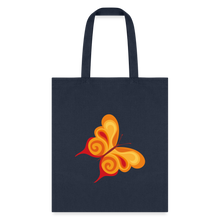 Load image into Gallery viewer, BUTTERFLY Tote Bag - navy