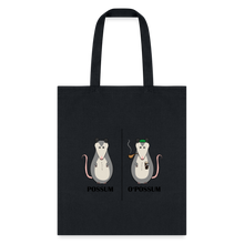 Load image into Gallery viewer, POSSUM OPOSSUM Tote Bag - black