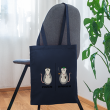 Load image into Gallery viewer, POSSUM OPOSSUM Tote Bag - navy