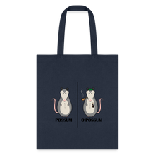 Load image into Gallery viewer, POSSUM OPOSSUM Tote Bag - navy
