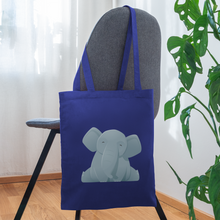 Load image into Gallery viewer, ELEPHANT Tote Bag - royal blue