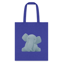 Load image into Gallery viewer, ELEPHANT Tote Bag - royal blue