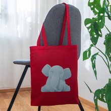 Load image into Gallery viewer, ELEPHANT Tote Bag - red